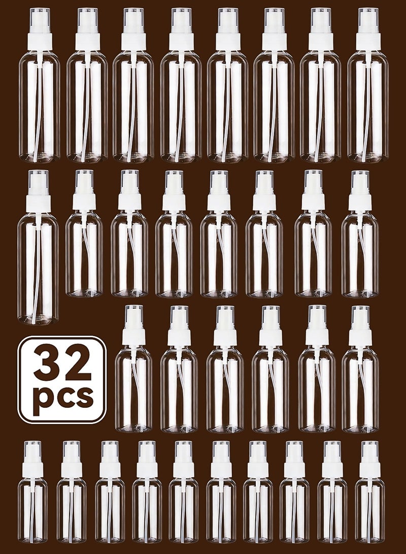 32-piece Plastic Spray Bottle Set (9 Large, 13 Medium, 10 Small) - Image 1